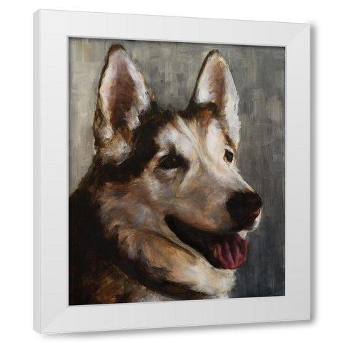 Best Friend I White Modern Wood Framed Art Print by Johnson, Walt