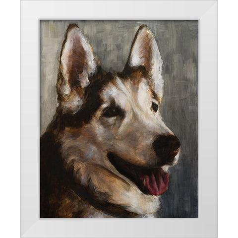 Best Friend I White Modern Wood Framed Art Print by Johnson, Walt