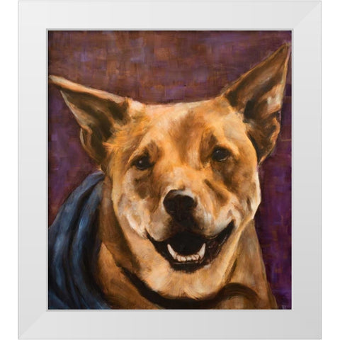 Ive Missed You White Modern Wood Framed Art Print by Johnson, Walt