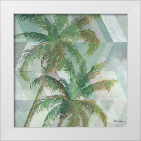 Go With Coastal Color I White Modern Wood Framed Art Print by Marcon, Michael