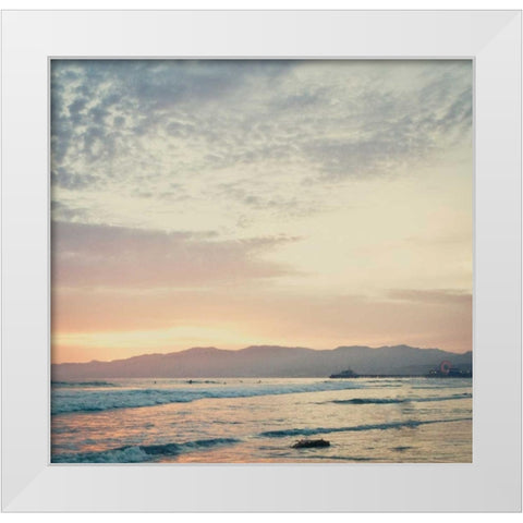 On the Coast White Modern Wood Framed Art Print by Bryant, Susan
