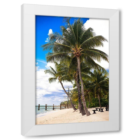 This Is Paradise White Modern Wood Framed Art Print by Bryant, Susan
