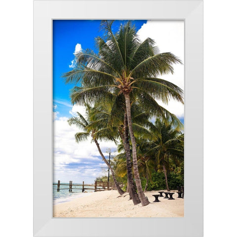 This Is Paradise White Modern Wood Framed Art Print by Bryant, Susan