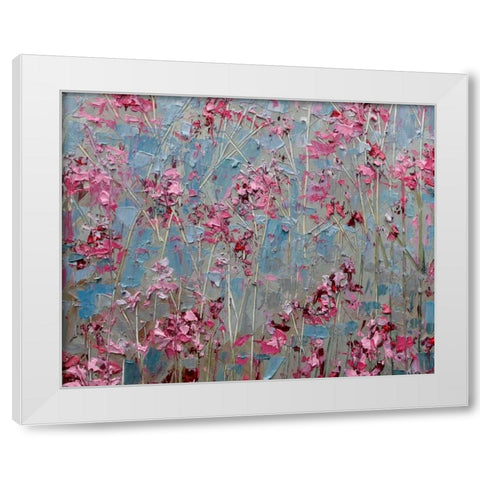 Iridaceae White Modern Wood Framed Art Print by Coolick, Ann Marie