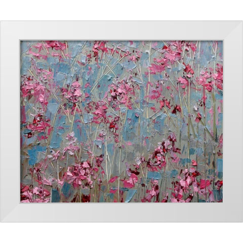 Iridaceae White Modern Wood Framed Art Print by Coolick, Ann Marie