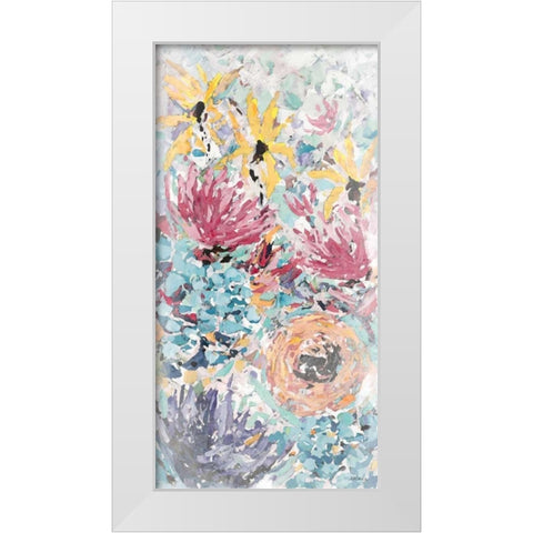 Internodes Watercolor White Modern Wood Framed Art Print by Coolick, Ann Marie