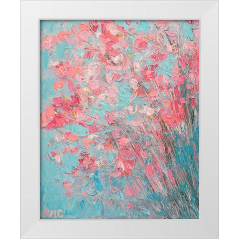 Apple Blossoms White Modern Wood Framed Art Print by Coolick, Ann Marie