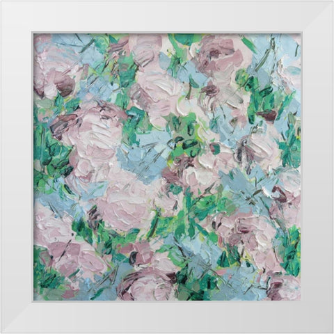 Kwanzan Cherry White Modern Wood Framed Art Print by Coolick, Ann Marie
