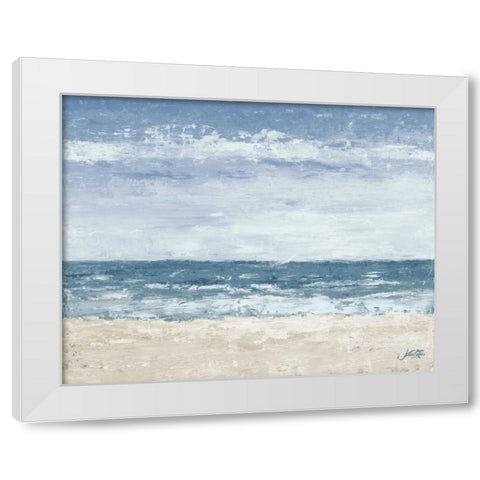 Oceans in the Mind White Modern Wood Framed Art Print by DeRice, Julie