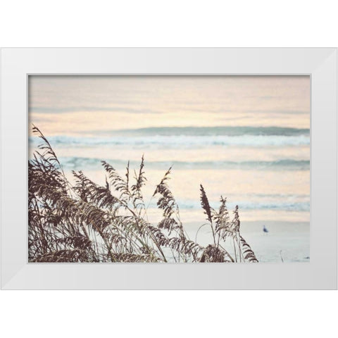 Early Morning White Modern Wood Framed Art Print by Peck, Gail
