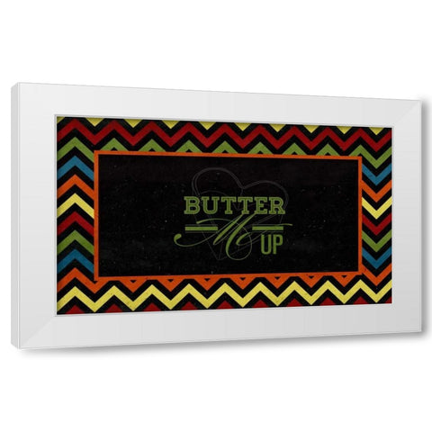 Butter Me Up White Modern Wood Framed Art Print by Studio, Sd Graphics