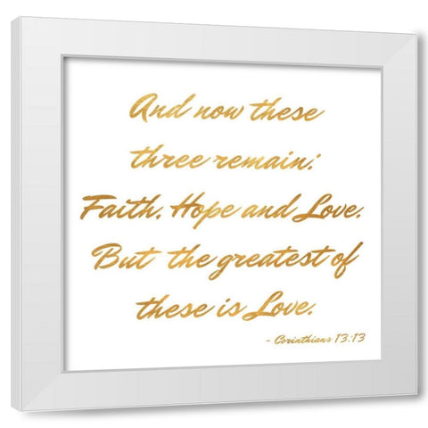 Three Remain White Modern Wood Framed Art Print by Studio, Sd Graphics