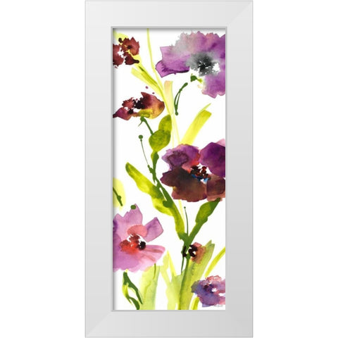 Violet le Povat II White Modern Wood Framed Art Print by Loreth, Lanie