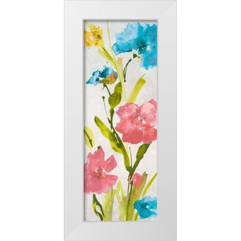 Povat Multicolor II White Modern Wood Framed Art Print by Loreth, Lanie