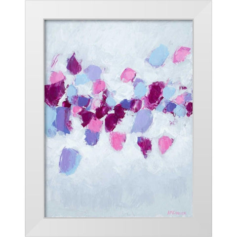Amoebic Flow II White Modern Wood Framed Art Print by Coolick, Ann Marie