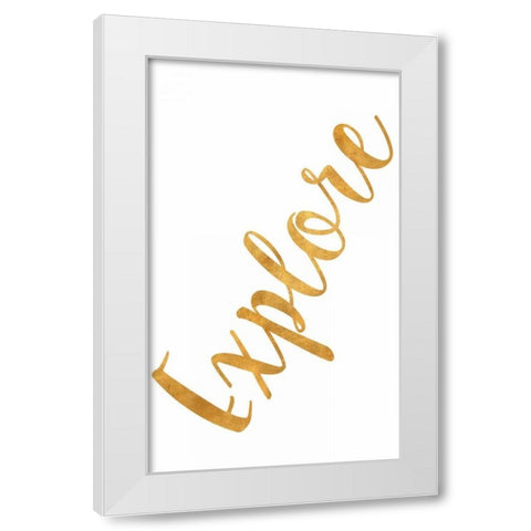 Explore White Modern Wood Framed Art Print by Studio, Sd Graphics