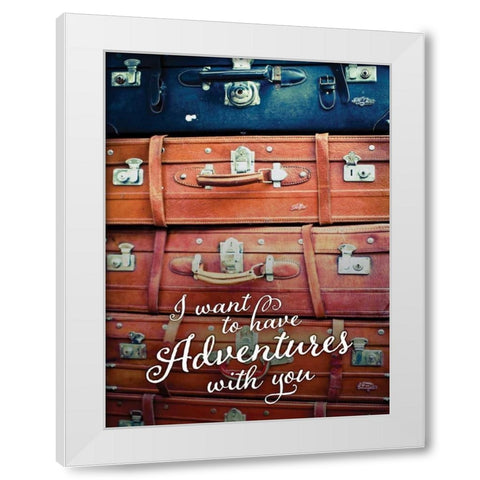 Eastern Travels I White Modern Wood Framed Art Print by Bryant, Susan