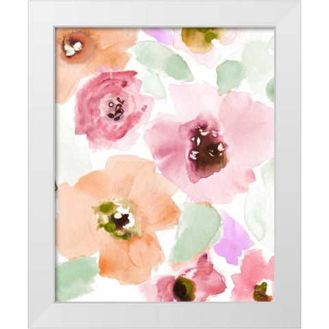 Subtle Belle Lumiere I White Modern Wood Framed Art Print by Loreth, Lanie