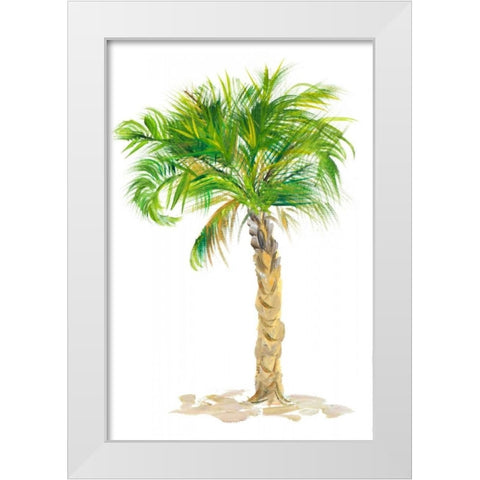 Palm Days VIII White Modern Wood Framed Art Print by DeRice, Julie