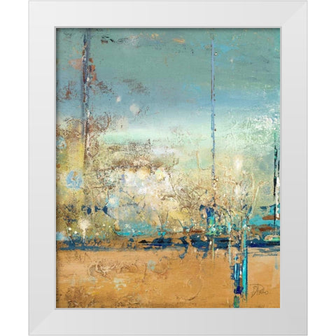 Adventure I White Modern Wood Framed Art Print by Pinto, Patricia