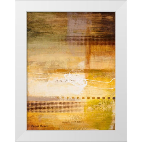 Warmth Coming Through II White Modern Wood Framed Art Print by Marcon, Michael