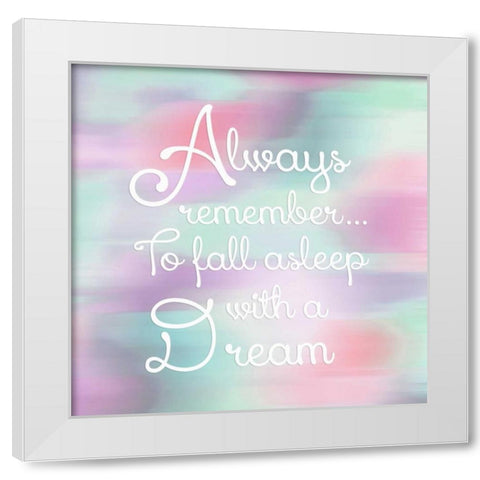 Remember I White Modern Wood Framed Art Print by Coolick, Ann Marie