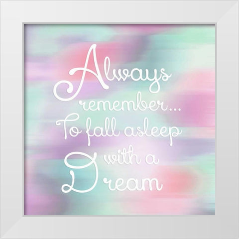 Remember I White Modern Wood Framed Art Print by Coolick, Ann Marie