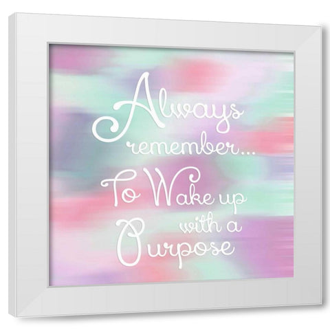 Remember II White Modern Wood Framed Art Print by Coolick, Ann Marie