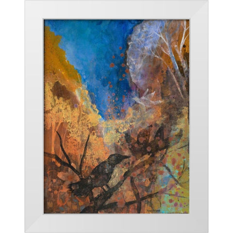 The Guide White Modern Wood Framed Art Print by Maria, Robin