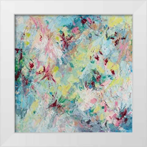 Prunus Serrulata White Modern Wood Framed Art Print by Coolick, Ann Marie