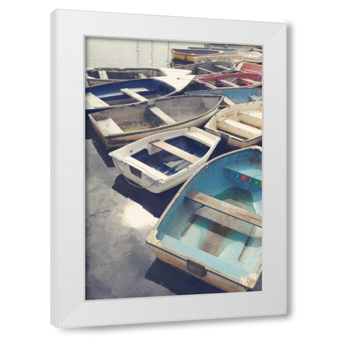 Eastern Coastal White Modern Wood Framed Art Print by Gardner, Sarah