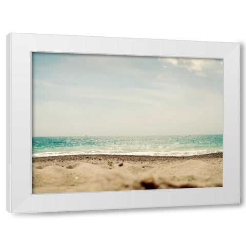 British Coast White Modern Wood Framed Art Print by Gardner, Sarah