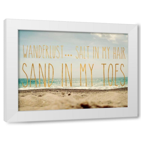 Wanderlust Salt White Modern Wood Framed Art Print by Gardner, Sarah