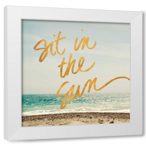 Ready for the Beach I White Modern Wood Framed Art Print by Gardner, Sarah