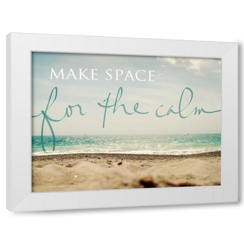 Make Space White Modern Wood Framed Art Print by Gardner, Sarah