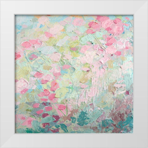 Dancing Sakura Tree II White Modern Wood Framed Art Print by Coolick, Ann Marie