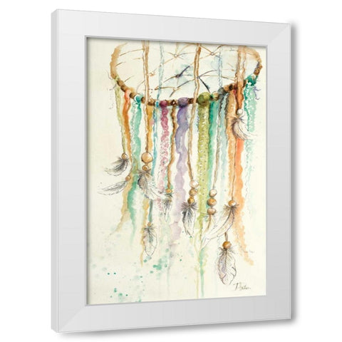 Dream Catcher II White Modern Wood Framed Art Print by Pinto, Patricia