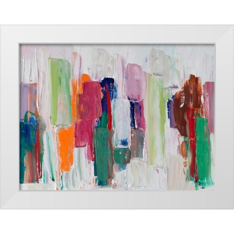 Rhizome I White Modern Wood Framed Art Print by Coolick, Ann Marie