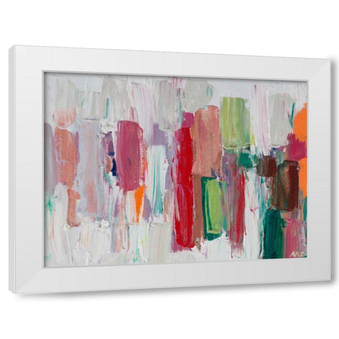 Rhizome II White Modern Wood Framed Art Print by Coolick, Ann Marie