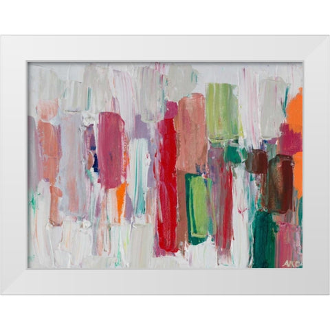 Rhizome II White Modern Wood Framed Art Print by Coolick, Ann Marie