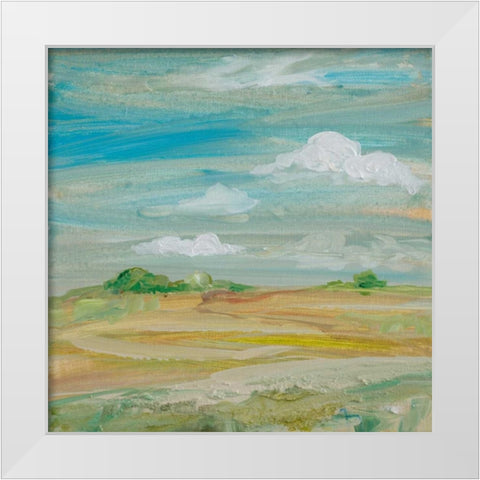 My Land III White Modern Wood Framed Art Print by Maria, Robin
