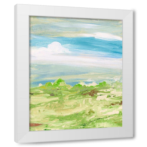 My Dream Land II White Modern Wood Framed Art Print by Maria, Robin