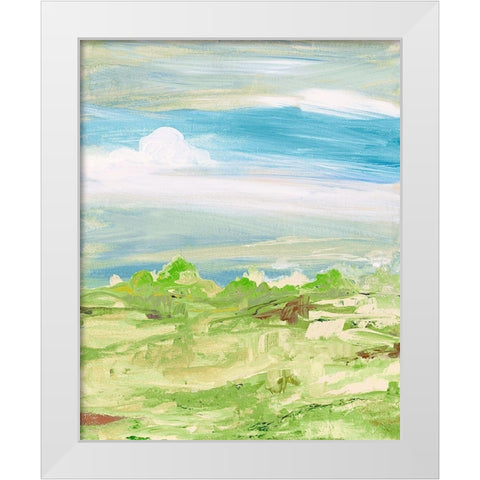 My Dream Land II White Modern Wood Framed Art Print by Maria, Robin