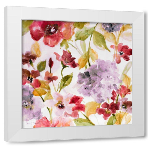 De la Vie White Modern Wood Framed Art Print by Loreth, Lanie