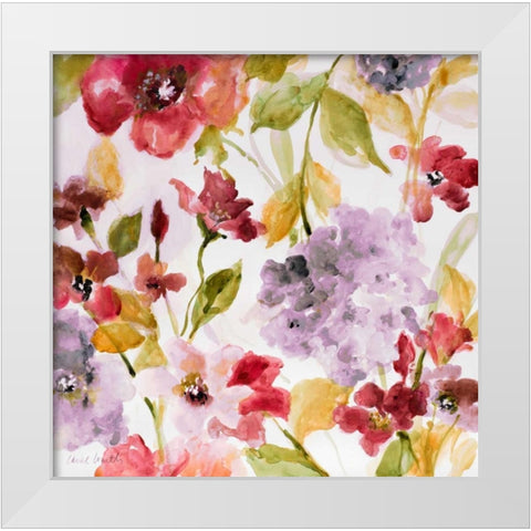 De la Vie White Modern Wood Framed Art Print by Loreth, Lanie