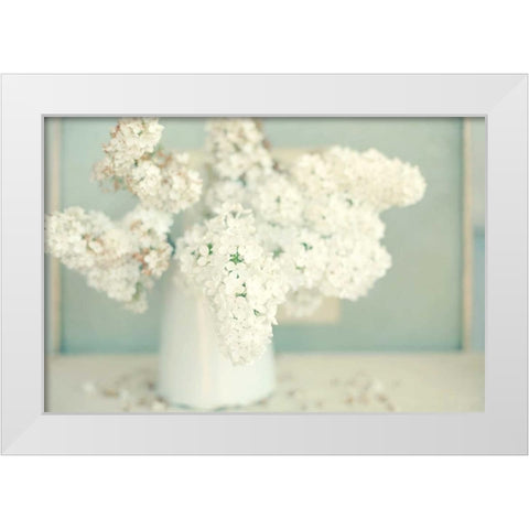 Gorgeous Whites White Modern Wood Framed Art Print by Gardner, Sarah
