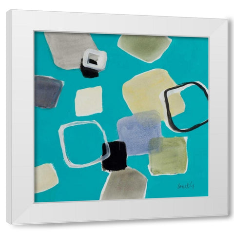 In The Moment II White Modern Wood Framed Art Print by Loreth, Lanie