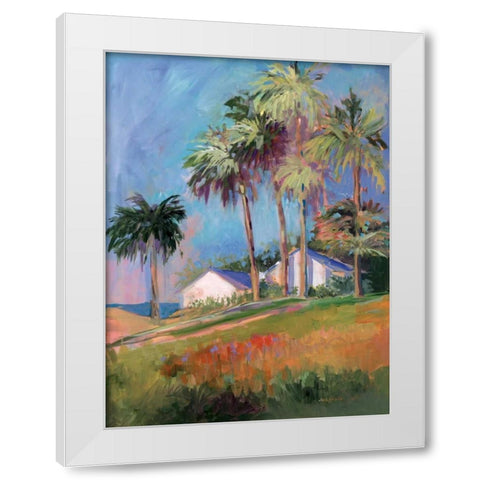 By the Ocean White Modern Wood Framed Art Print by Slivka, Jane