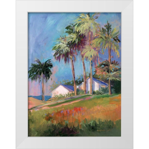 By the Ocean White Modern Wood Framed Art Print by Slivka, Jane