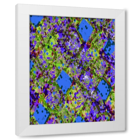 Snake Skin III White Modern Wood Framed Art Print by Biscardi, Nicholas